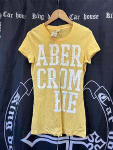 Abercrombie&Fitch アバクロ Tシャツ レディース イエロー新品　未使用　管理番号【112】