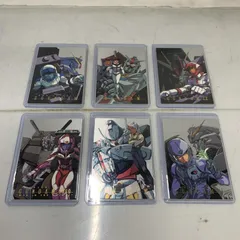 【中古】ガンダム 20th イラストコレクション カードダスマスターズ SP　6種類セット[91]