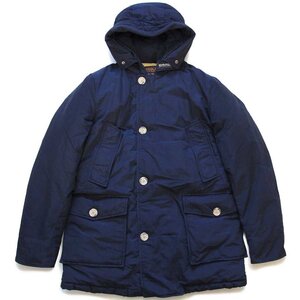 ★WOOLRICH JOHN RICH&BROS ウールリッチ アークティックパーカー ダウンコート 紺 S★B-9タイプ オールド アウトドア ジャケット