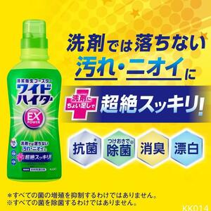 【ケース販売】ワイドハイターEXパワー 衣料用漂白剤 見過ごせなくなった汚れやニオイ 、洗剤にちょい足しで超絶スッキリ！！ 詰替用