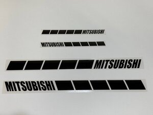 (SID19) MITSUBISHI サイドラインステッカー カッティングステッカー 切り文字 4枚セット（2411）三菱 ekクロス ミニキャブ デリカミニ