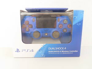 未使用 プレイステーション4 ワイヤレスコントローラー DualShock 4 ウェイブ・ブルー [CUH-ZCT2J12]