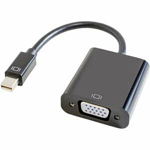 IOデータ IO DATA ゴッパ miniDisplayPort-VGA変換アダプタ 15cm ブラック GP-MDPV15H/K /l