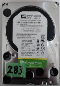 ★HDD-283 Western Digital WD20EVDS-63T3B0 ２TB SATA [異常] 表示 ジャンク品【格安発送！(クリックポスト＝185円) 2個同梱は不可】★