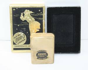 8 中古 ZIPPO COMMEMORTIVE LIGHTER 1932-1982 BRADFORD ジッポー ブラッドフォード 喫煙具 オイルライター 着火未確認 箱付き