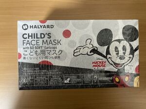 使い捨てマスク　FACE MASK 痛くなりにくい耳ひも　MICKEY MOUSE ミッキーマウス