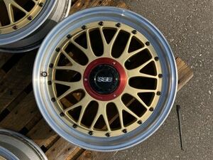 BBS LM PCD100 5穴 17インチ 7.5J +48　ハブ径拡大済み　MG LINE センターロックキャップ付き VW AUDI BBS motorsport EURO 本国カスタム