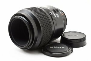 Nikon AF Micro NIKKOR 105mm f/2.8 D マクロレンズ [現状品] 前後キャップ付き