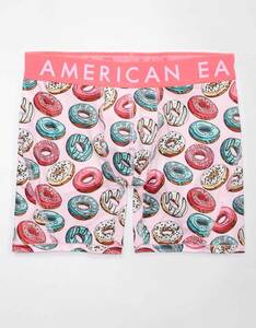 * AE アメリカンイーグル ボクサーブリーフ トランクス AEO Donuts 6" Flex Boxer Brief S / LIGHT PINK *