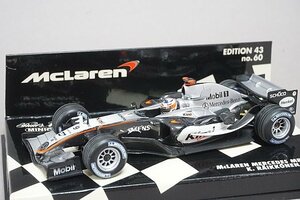 ミニチャンプス PMA 1/43 McLaren Mercedes マクラーレンメルセデス MP4-20 K.Raikkonen Mobil 1 2005 #9 530054309