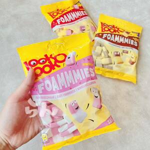 Look-O-Look Foammmies Zoet framboos 180g ソフトキャンディ　大容量