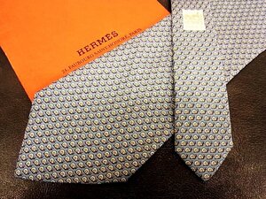 ♪vr0652♪良品♪【HERMES】エルメス【カタツムリ 柄】ネクタイ