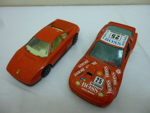 （M42444）burago・ブラーゴ・ポルシェ Porsche 924 TURBO / フェラーリ・Ferrari 348 tb // SCALA 1/43 MADE IN ITALY・ミニカー