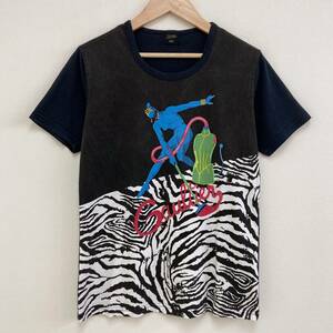 90s Jean Paul GAULTIER HOMME ラバープリント ゼブラ柄 Tシャツ ジャンポールゴルチエオム 半袖 カットソー Tee VINTAGE archive 3080335