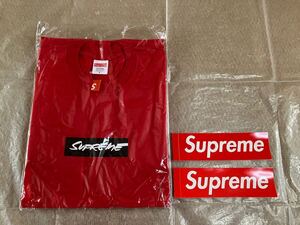 Supreme Futura Box Logo Tee S Red シュプリーム Tシャツ レッド スウェット パーカー ボックスロゴ The North Face TNF