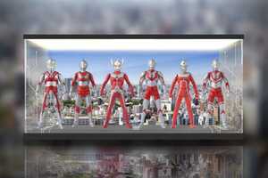 S.H.Figuarts ウルトラマン シリーズ ウルトラ 6兄弟 ☆専用☆ フィギュアケース 展示ケース LED 照明 アクリル コレクション ショーケース