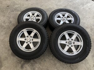 7分山程(WW6D006)KEELER 17x7.5J 6穴 139.7 + BRIDGESTONE BLIZZAK DM-Z3 265/70R17 115Q 2019年 スタッドレス 冬タイヤ 送料無料