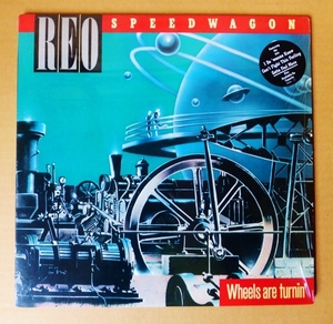 REO SPEEDWAGON「WHEELS ARE TURNIN’」米ORIG [初回QE規格] ステッカー有シュリンク美品