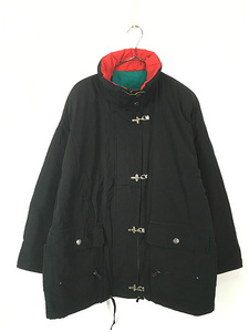 古着 90s London Fog フック式 パデッド ナイロン ファイヤーマン ジャケット コート XL-R