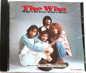 【送料無料】60年代英国ロック・バンド,ザ・フー BEST盤CD [The Who / Who’s Better, Who’s Best] 全19曲 キース・ムーン,モッズ族