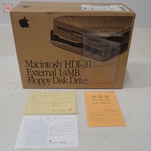 未開封 Apple 外付けFDD Macintosh HDI-20(M8061) External 1.4MB アップル【20