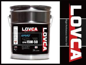 ■LOVCA SPORT 15W-50 20L■SN/MA2 CF適合！2輪界隈でも人気急上昇！しかも送料無料！■日本製 ラブカ■LS1550-20