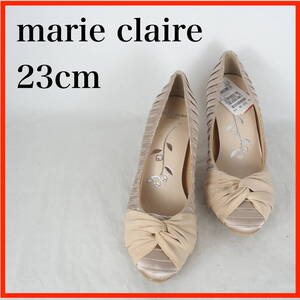 MK9771*marie claire*マリクレール*レディースパンプス*23cm*ベージュ