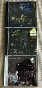 David Bowie デヴィッドボウイ ziggy stardust期 1972 UK ツアー ×3種 ほぼ新品。