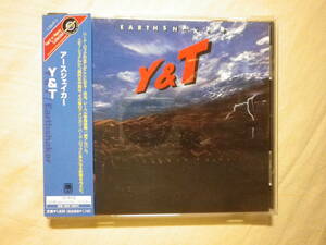 『Y&T〔Yesterday & Today〕/Earthshaker(1981)』(リマスター音源,2002年発売,UICY-3736,3rd,国内盤帯付,歌詞対訳付,USハード・ロック)