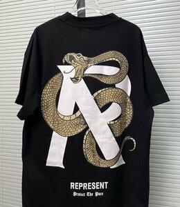 REPRESENT リプレゼント Tシャツ トップス メンズ レディース ストリート カジュアル ブラック M