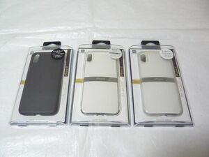 ■ パワーサポート iPhone X ケース エアージャケット 中古 PGK-70 PGK-71 PGK-72 3個セット ■