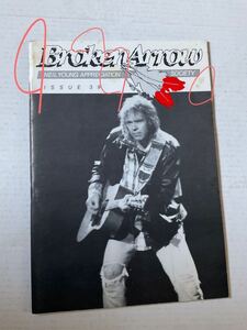 ニールヤング ファンジン ブロークンアロー Neil Young broken Arrow.1990年5月issue39 焼け有り