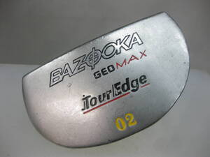 ★303）パター・ツアーエイジ「TOUR EDGE/BAZΦOKA GEOMAX-2」 サイズ約86㎝【33インチ】/510g　※シャフトサビ現状品■120