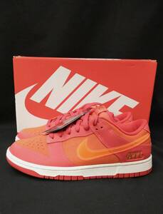 [黒タグ付・未使用] NIKE DUNK LOW ATL ナイキ ダンク ロー スニーカー 24.5cm 赤 レッド オレンジ FD0724-657 店舗受取可