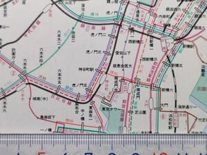 r1【東京都交通局】都営バス 路線図帳 昭和56年 [非売品ガイドブック 主要乗り場案内図 系統一覧表-始終時刻入 梅70が阿佐ヶ谷駅までの頃