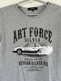 Tシャツ　グレー　シルビア　SILVIA S13 SSサイズ　キッズ