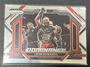 PANINI PRIZM UFC LEON EDWARDS DOMINANCE 