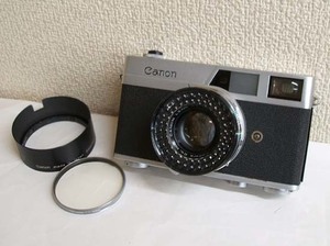 シャッター押せる◎キャノン キヤノネット Canon Canonet SE 45mm 1:1.9　フィルター・メタルフード付 　札幌市 豊平区