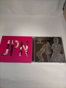 必見★Perfume　パフューム　アルバム２枚★LIVE　THE　WORLDとJPN★どちらもDVD付★お得