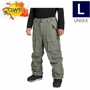 ● CLWR U Mountain Cargo PNT GREY GREEN Lサイズ メンズ スノーボード スキー パンツ PANT 23-24 日本正規品