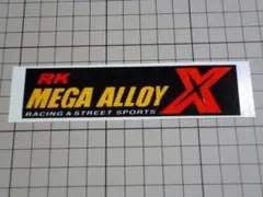 正規品 RK MEGA ALLOY X ステッカー 120×30mm アールケー