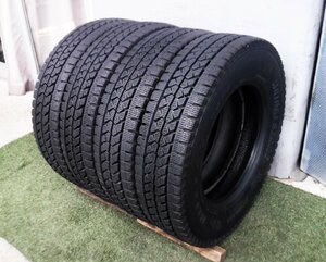 ★205/80R17.5 120/118L ブリヂストン W979!倉庫保管品☆残溝最大10.5㎜!キャンター・エルフ等に【引き取り大歓迎】激安4本セット価格_A307