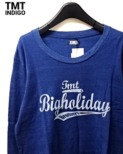 M【T. M. T INDIGO L/SL INDIGO Tmt Bigholiday Brothers TCS-F1509 INDIGO TMT インディゴ ロンTシャツ カットソー TMT ビッグホリデー】