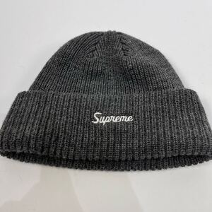 Supreme Loose Gauge Beanie シュプリーム ルーズゲージ ビーニー ニット帽 ニットキャップ Beanie 帽子　グレー