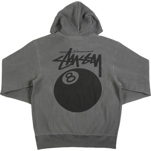 STUSSY ステューシー 24SS 8 BALL HOODIE PIGMENT DYED Black スウェットパーカー 黒 Size 【M】 【新古品・未使用品】 20811952