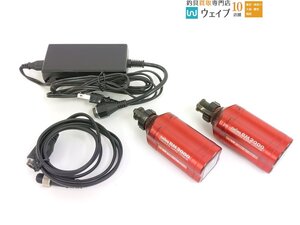 【佐川着払発送】ダイワ コードレス スーパーリチウム BM2000 バッテリー 2点 充電器・延長コード付き ジャンク品