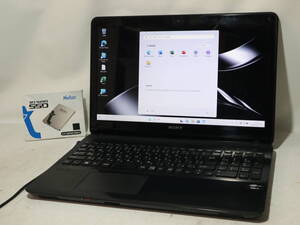 ★ Core i7 ★ VAIO Fit ブラック 4510U ★ win 11 Pro ≪ 爆速仕様 ≫ 新品SSD1TB/メモリ16G/Cam/WiFi/DVD/Bluetooth/office2021