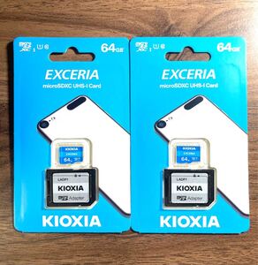 microSDカード 64GB 東芝が社名変更「KIOXIA」【2個セット】