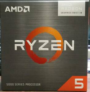 新品・未開封　AMD　ryzen5　5600G　ＢＯＸ（国内正規代理店品）