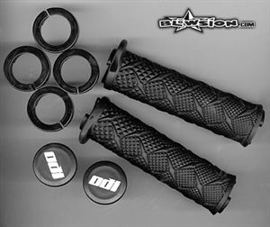 《L30XTB-B》odi X-TREME Lock-On Grips ブラック/ブラック エクストリーム 3/4フランジ 130mm